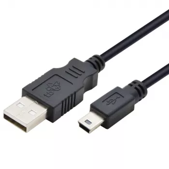 Cavo USB - Mini-USB 1 m, nero