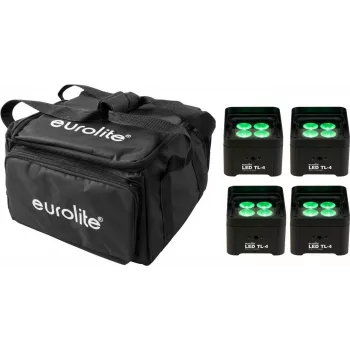 Luce LED per trave EUROLITE TL-4 4x con soft-bag, illuminazione compatta da palco/club
