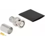 Connettore maschio BNC a crimpare DeLOCK 90024 LMR 400 con guaina termorestringente