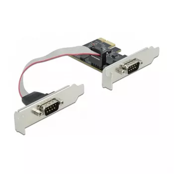 Scheda di espansione DeLOCK PCI Express x1 su 2 x seriale RS-232