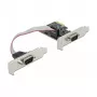 Scheda di espansione DeLOCK PCI Express x1 su 2 x seriale RS-232