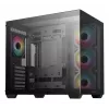 Case PC DeepCool CG530 4F Midi Tower nero — vetro temperato, ATX/ITX/Micro ATX, 3 ventole 120mm, USB-C