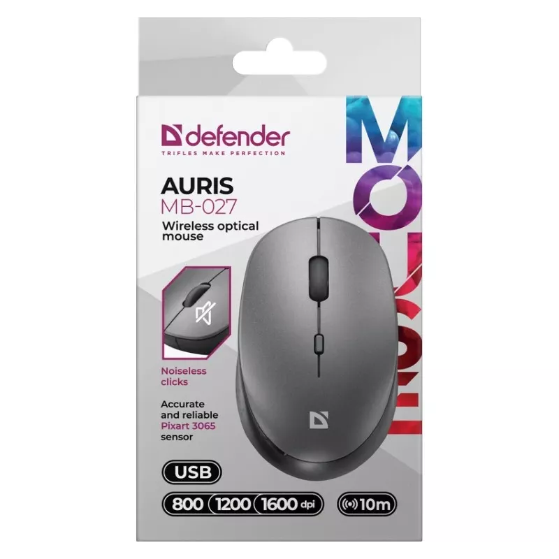 Mouse wireless DEFENDER AURIS MB-027 interfaccia