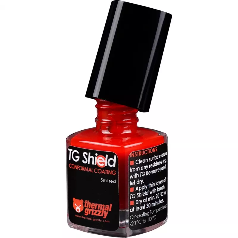 Pasta termica Thermal Grizzly TG-ASH-050-RT, pasta termica 5 ml, disponibile in nero/rosso/trasparente