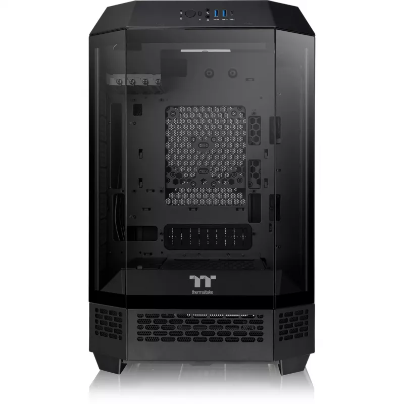 Thermaltake The Tower 300 Black Micro Tower Tempered Glass Case PC Gaming
