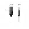 UGREEN CM309 ricevitore audio Bluetooth 5.0, USB, jack AUX da 3,5 mm, nero