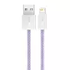 Cavo Baseus Dynamic USB a Lightning, 2,4 A, 2 m (viola)