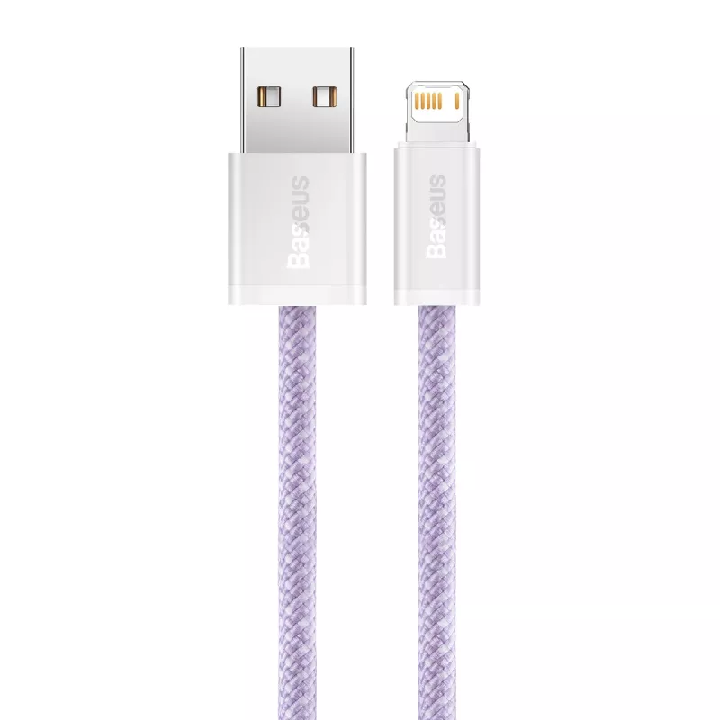 Cavo Baseus Dynamic USB a Lightning, 2,4 A, 2 m (viola)