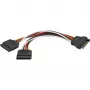 Cavo di alimentazione SATA 15 poli su 2x SATA HDD DeLOCK 60105 0,15 m