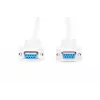 Assmann cavo di collegamento null-modem. D-Sub9 F/F. 3,0 m. coperchi a scatto. beige (AK-610100-030-E)