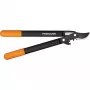 Fiskars 1001555 cesoia da giardino bypass nero, arancione