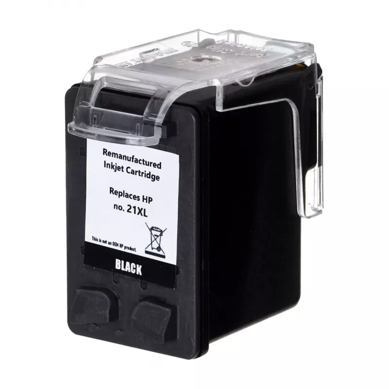 Inchiostro nero Superbulk B-H21XL per stampanti HP (sostitutivo per HP 21XL C9351A) standard