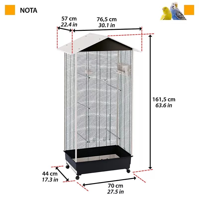 FERPLAST Nota Voliera - 161,5 cm