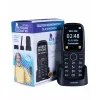 Telefono cellulare Mescomp MT-166 Edgar, elegante, per anziani, 4G, nero