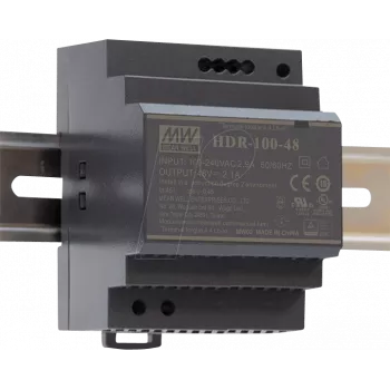 Alimentatore Exsys EX-6100PoE 100 Watt 48V, modello HDR-100-48