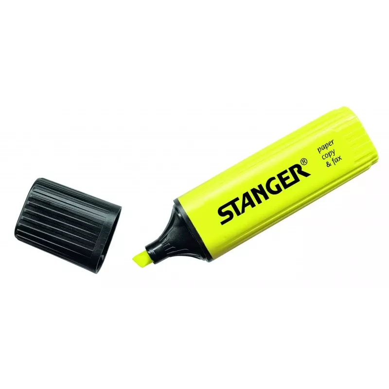 Evidenziatore Stanger 180001000 giallo 1–5 mm, punta a scalpello, inchiostro fluorescente