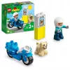 Set moto giocattolo LEGO Duplo Polizia 10967 con ruote mobili e figura di poliziotto