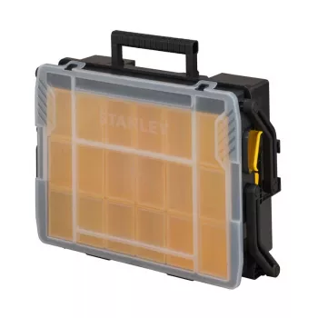 Organizer per minuteria Stanley Sortmaster Multilevel Organizer nero trasparente 400x420x315 mm