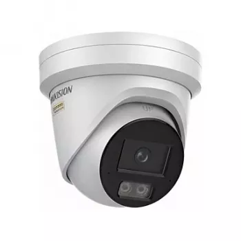 Telecamera turret Hikvision DS-2CD2347G3-LIY 4MP obiettivo 2,8mm, sorveglianza esterna PoE