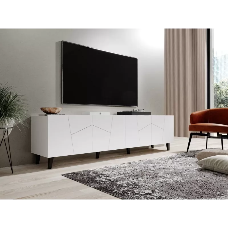 Mobile RTV ETNA 200x42x52 bianco opaco