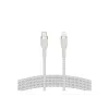 Belkin BOOST CHARGE - Cavo Lightning - 24 pin USB-C maschio a Lightning maschio - 2 m - bianco - per Apple iPad/iPhone/iPod (Lightning)