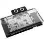 Waterblock per scheda grafica Alphacool Core RX 9070 XT Hellhound+ Transparent Chrome con backplate