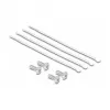 Patch panel DeLOCK 10 pollici 8 porte Cat.6A 1U grigio
