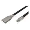 Cavo NATEC USB-C/A 2.0 1 m dritto 1 m nero metallo