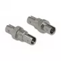Accoppiatore in fibra ottica ST simplex femmina a ST simplex femmina metallo DeLOCK 86835