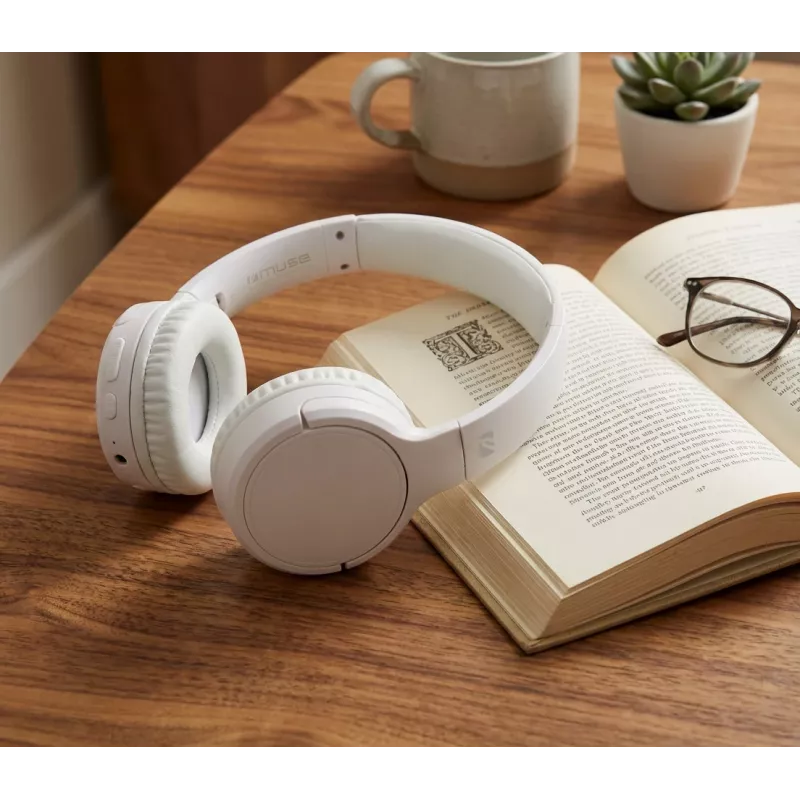 Muse | Cuffie stereo | M-272 BTW | Wireless/Cablato | On-Ear | Bianco | Noise Cancelling