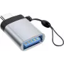 Microconnect USB3.0ACFB-KEY Adattatore per cavo USB C USB A nero, argento