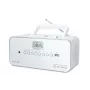 Stereo portatile Muse M-28RDW – lettore CD/MP3, sintonizzatore FM/AM, 3W RMS, bianco, 1,4 kg