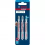 Lama per seghetto alternativo Bosch Laminate Clean 3 pezzi carburo 1,5 cm