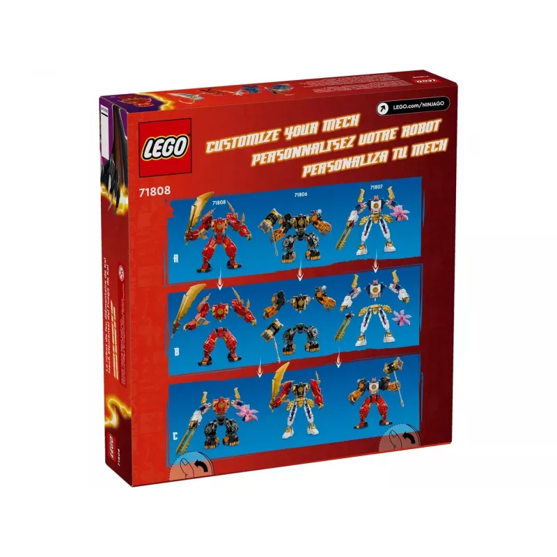 LEGO NINJAGO set 71808 — 322 pezzi, 4 minifigure, altezza 160 mm, età 7+