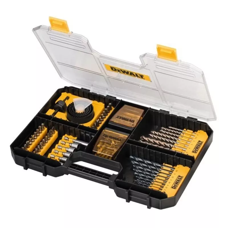 Dewalt Dt71569-Qz Set di accessori punte e frese, 100 pz
