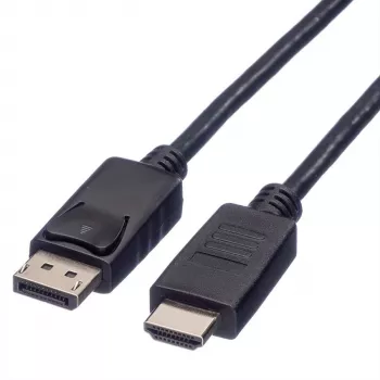 ROLINE - cavo adattatore - DisplayPort maschio a HDMI maschio - 4,5 m - schermato - nero (11.04.5783)
