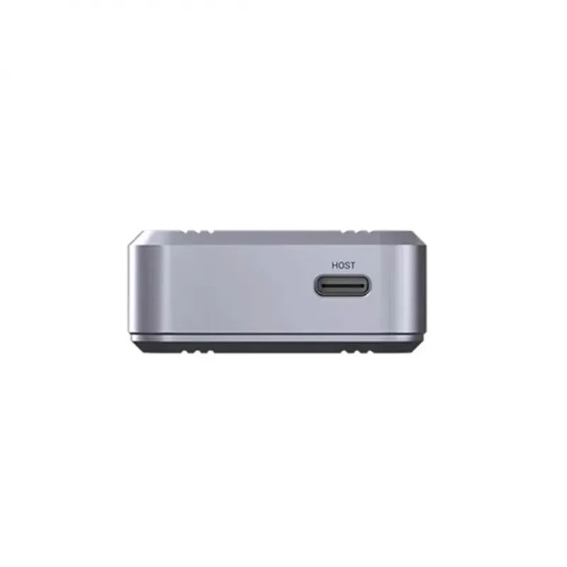 Case per SSD Unitek S1242AGY01-EU USB4 40 Gbit/s, M.2 NVMe, fino a 8 TB, alluminio/plastica, raffreddamento attivo