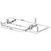 Supporto per tastiera sottotavolo Maclean, regolabile, max. 5 kg, 67x24 cm, MC-462