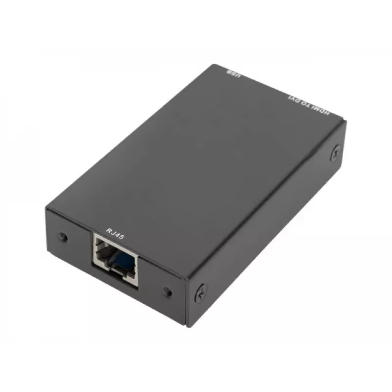 Digitus dongle DVI per console KVM modulari RJ45 su DVI nero 1080p