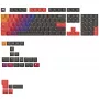 Tasti GLORIOUS GPBT Gradient Celestial Fire PBT Dye-Sub layout ANSI