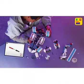 LEGO Technic 42211 Lunar Outpost Moon Rover – giocattolo da costruzione, 1082 pezzi, struttura modulare, 130×310×190 mm