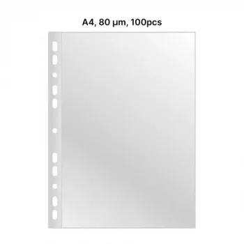 AD Class buste trasparenti Cristal Clear A4 80 micr., 100 pezzi