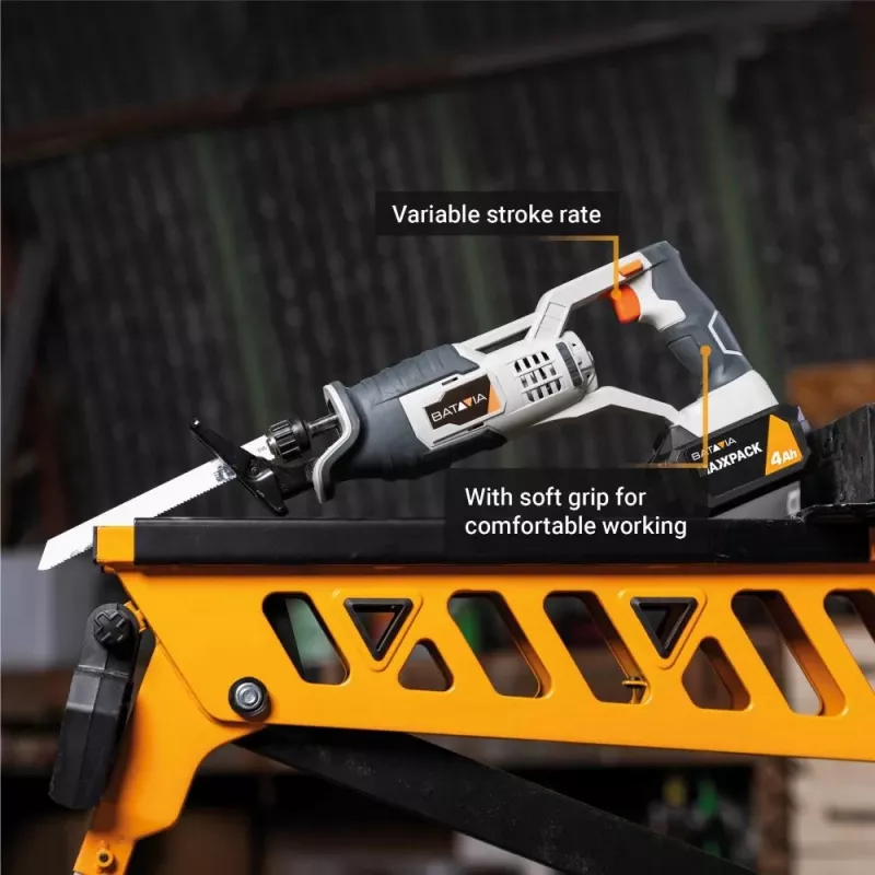 Batavia B.V. | 18V Seghetto alternativo a batteria - Senza batteria e caricabatterie