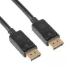 Cavo DisplayPort Akyga AK-AV-10, connettore maschio/maschio, connettori placcati oro, 1,8 m, nero