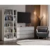 Libreria top e shop REGAŁ R25 25 cm bianco – libreria monoblocco