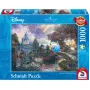Schmidt Spiele 59472 Thomas Kinkade: Disney Cenerentola puzzle, 1000 pezzi, 69,3 x 49,3 cm, cartoni animati