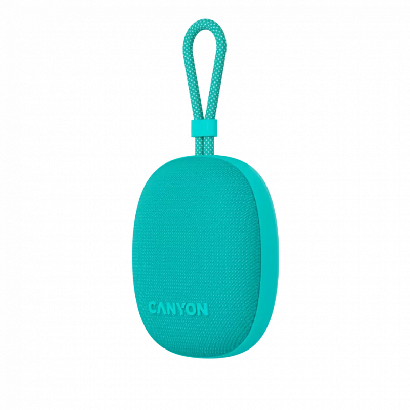 Canyon OnMove 12 - altoparlante Bluetooth v5.3 portatile - 5W - TWS - IPX7 - 12 ore - ricarica USB-C