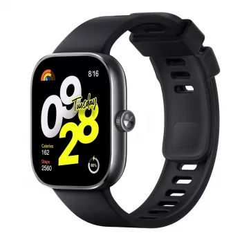 Xiaomi Redmi Watch 4 – smartwatch con cinturino – TPU – nero – circonferenza polso: 135–205 mm – display 5 cm (1,97