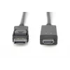 Cavo adattatore DisplayPort 1.2 con blocco 4K 60Hz UHD Type DP/HDMI A M/M nero 2 m