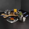 Set pentole Russell Hobbs RH01179EU, 5 pezzi, blu